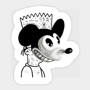 BANDIT B&W Sticker